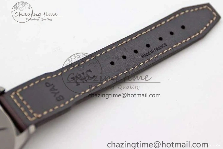 MIROTIME 0315 Mark XVIII IW327006 Titanium M+F 1:1 Best Edition Black Dial on Brown Leather Strap A Efficient 7052